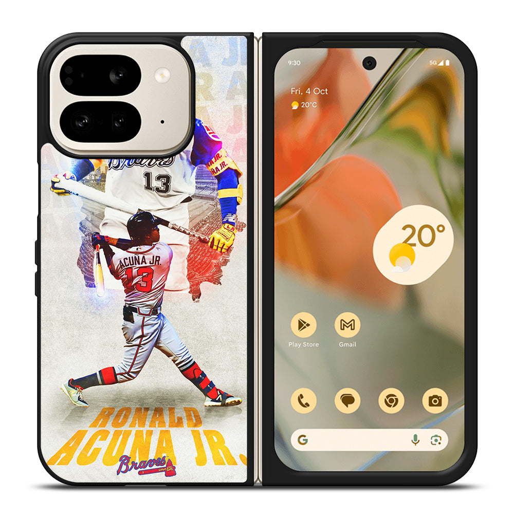 ACUNA JR ATLANTA BRAVES NBA Google Pixel 9 Pro Fold Case Cover