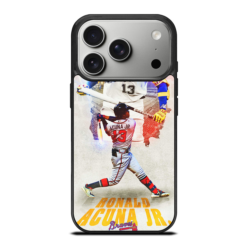 ACUNA JR ATLANTA BRAVES NBA iPhone 17 Pro Case Cover