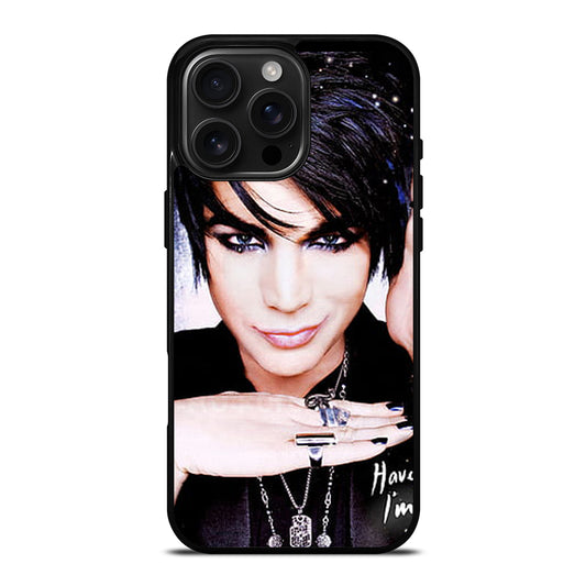 ADAM LAMBERT SINGER NEW iPhone 16 Pro Max Case Cover