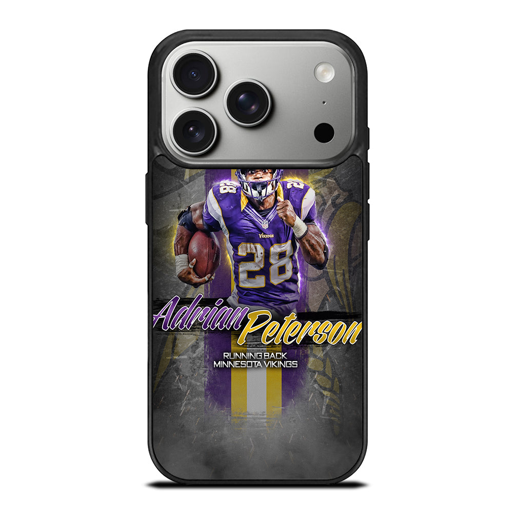 ADRIAN PETERSON 28 FOOTBALL iPhone 17 Pro Case Cover