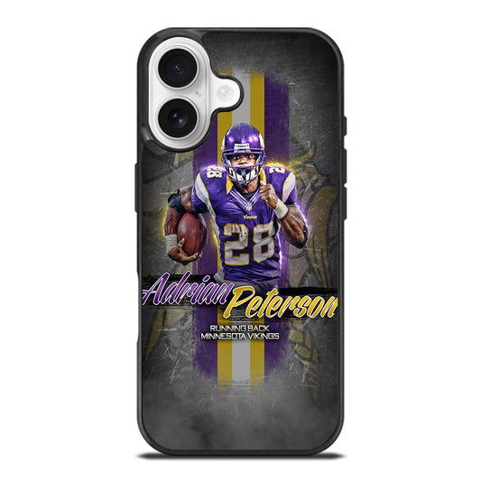 ADRIAN PETERSON 28 FOOTBALL iPhone 17 Case Cover