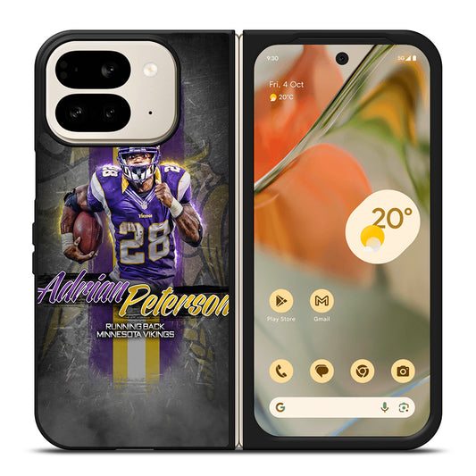 ADRIAN PETERSON 28 FOOTBALL Google Pixel 9 Pro Fold Case Cover