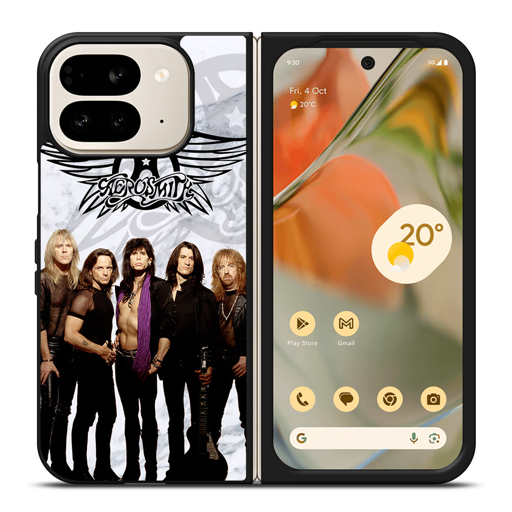 AEROSMITH ROCK BAND MARBLE Google Pixel 9 Pro Fold Case Cover