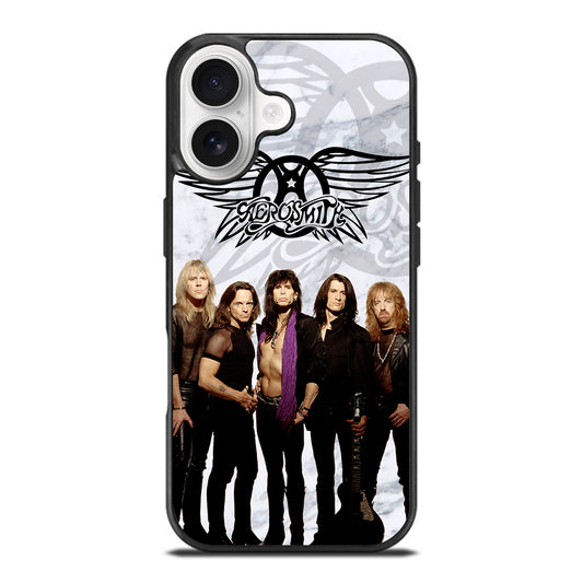 AEROSMITH ROCK BAND MARBLE iPhone 17 Case Cover