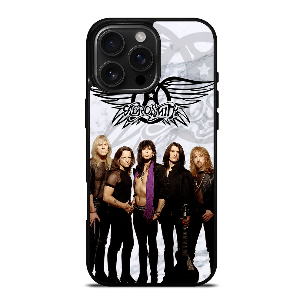 AEROSMITH ROCK BAND MARBLE iPhone 16 Pro Max Case Cover