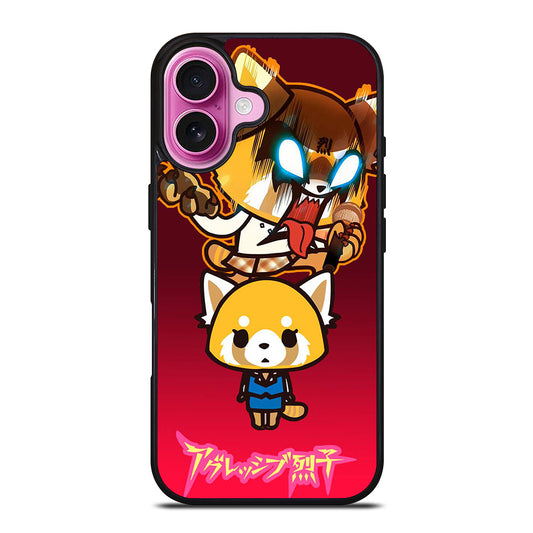 AGGRETSUKO CUTE CARTOON iPhone 16 Plus Case Cover