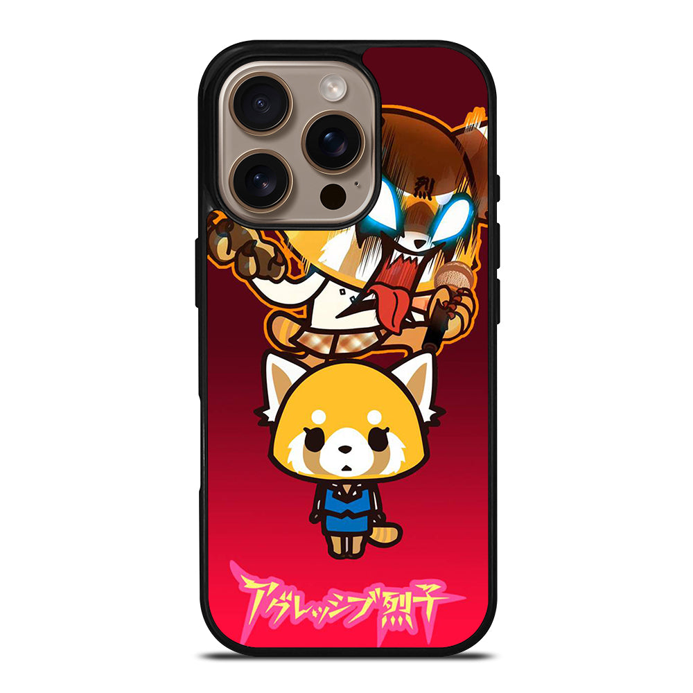 AGGRETSUKO CUTE CARTOON iPhone 16 Pro Case Cover