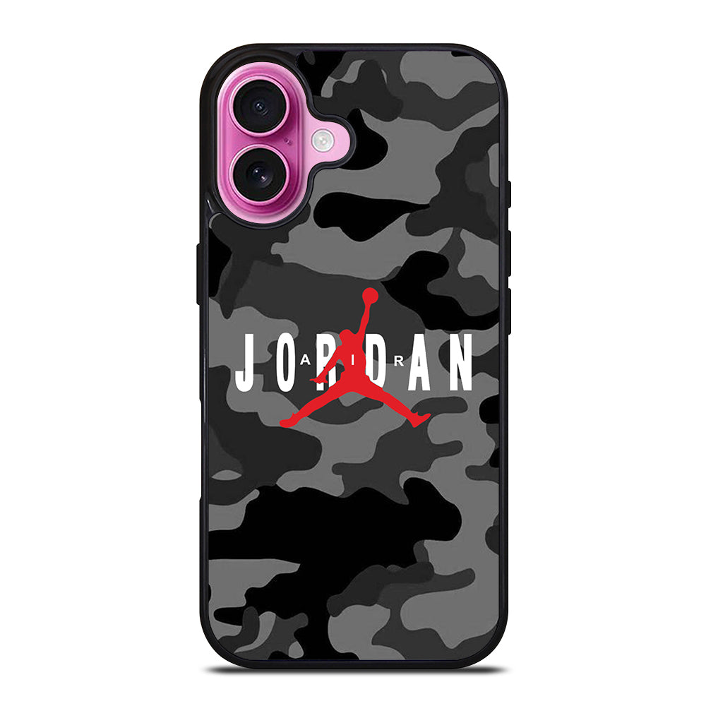 AIR JORDAN CAMO 1 iPhone 16 Plus Case Cover