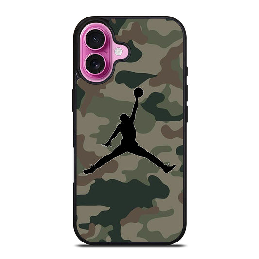 AIR JORDAN CAMO 2 iPhone 16 Plus Case Cover