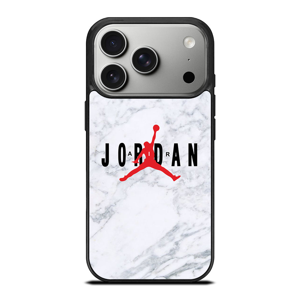 AIR JORDAN MARBLE LOGO iPhone 17 Pro Case Cover
