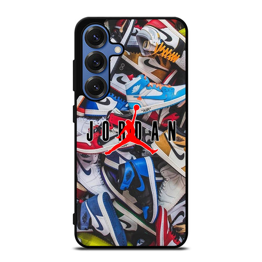 AIR JORDAN SHOES PATTERN LOGO Samsung Galaxy S25 Case Cover