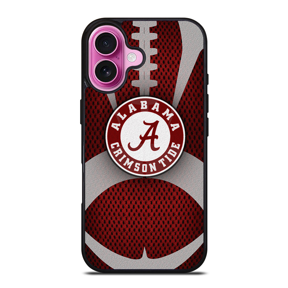 ALABAMA CRIMSON TIDE NFL LOGO 3 iPhone 16 Plus Case Cover