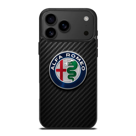 ALFA ROMEO CARBON EMBLEM iPhone 17 Pro Max Case Cover