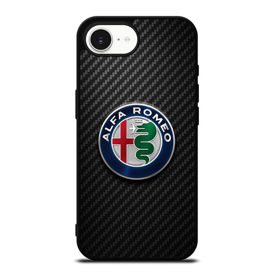 ALFA ROMEO CARBON EMBLEM iPhone 16e Case Cover