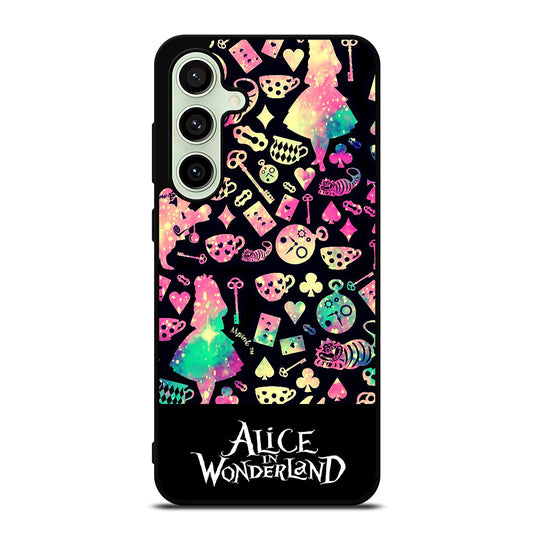 ALICE IN WONDERLAND PATTERN Samsung Galaxy S24 FE Case Cover