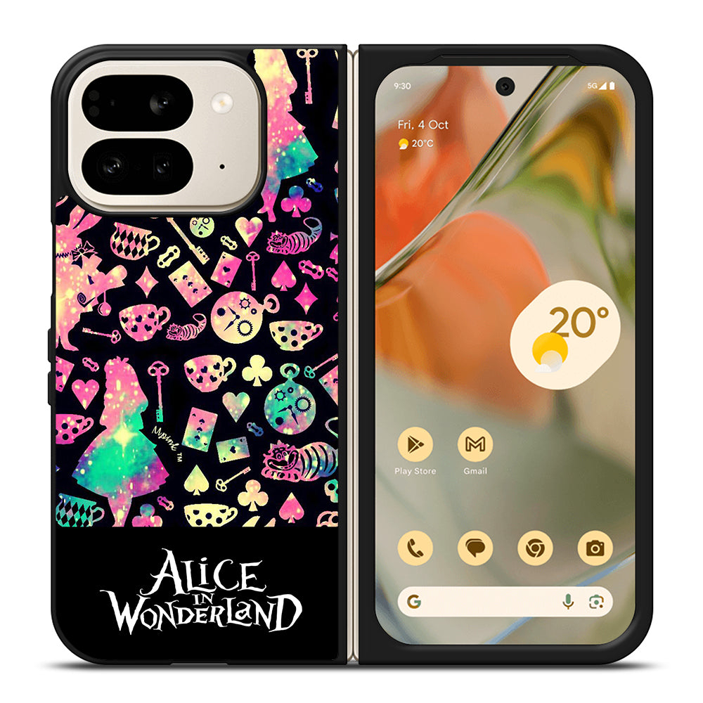 ALICE IN WONDERLAND PATTERN Google Pixel 9 Pro Fold Case Cover