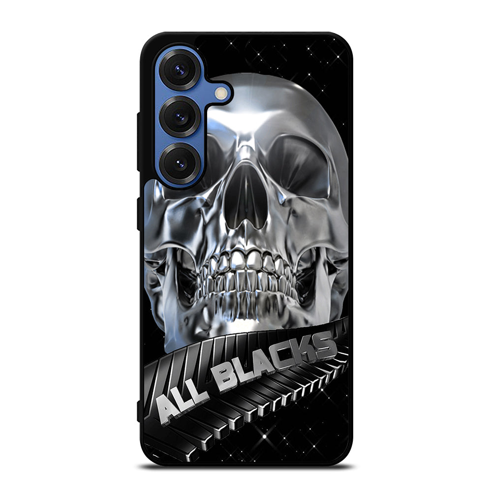 ALL BLACKS NEW ZEALAND RUGBY SKULL Samsung Galaxy S25 Case Cover