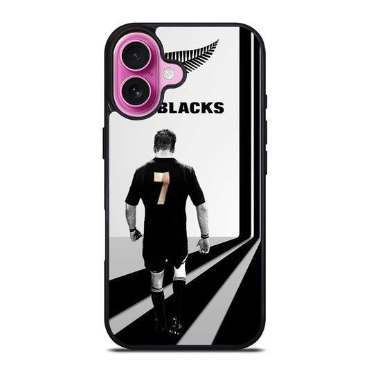 ALL BLACKS NEW ZEALAND RUGBY TEAM 1 iPhone 16 Plus Case Cover
