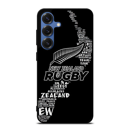 ALL BLACKS NEW ZEALAND RUGBY TEAM 2 Samsung Galaxy S25 Case Cover