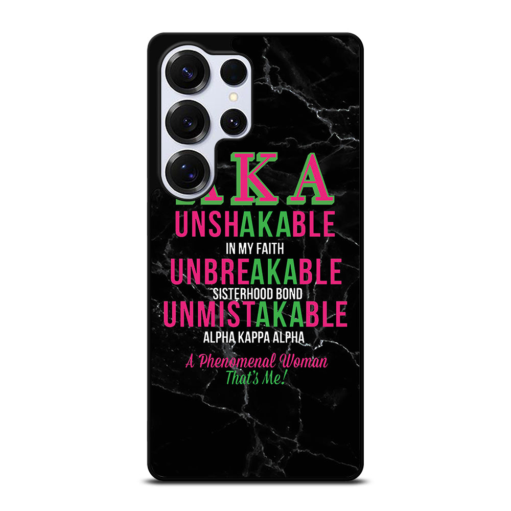 ALPHA KAPPA ALPHA BLACK MARBLE Samsung Galaxy S26 Ultra Case Cover