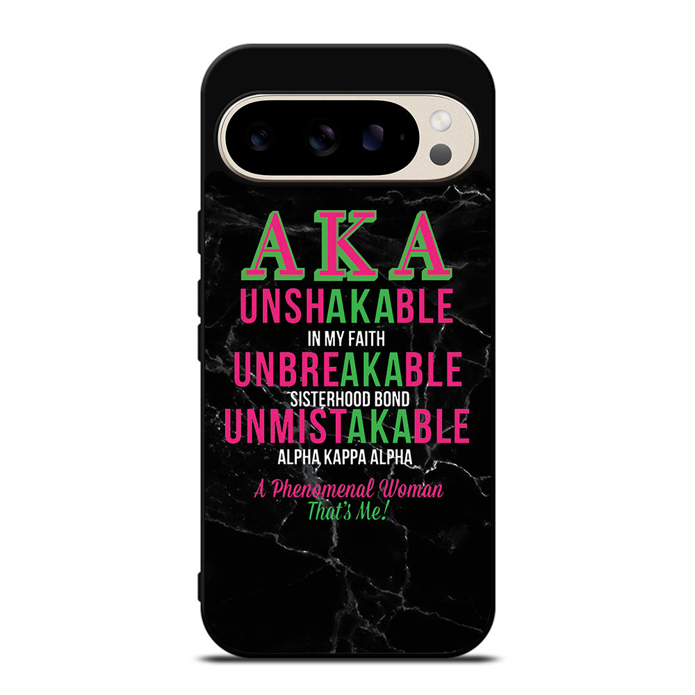 ALPHA KAPPA ALPHA BLACK MARBLE Google Pixel 9 Pro Case Cover