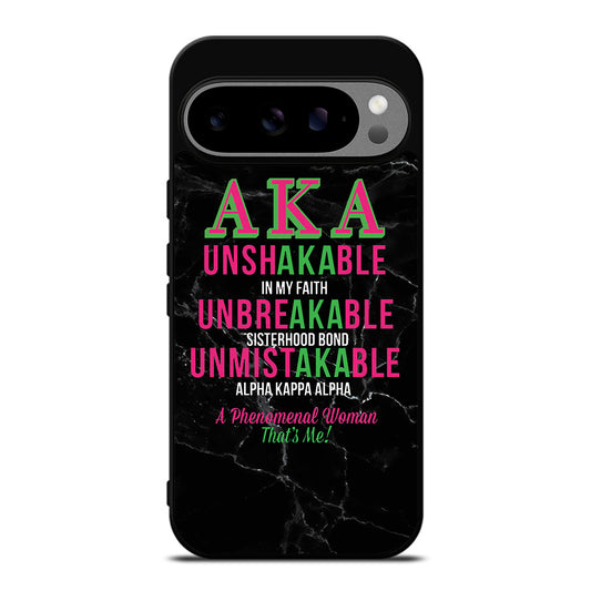 ALPHA KAPPA ALPHA BLACK MARBLE Google Pixel 9 Pro XL Case Cover