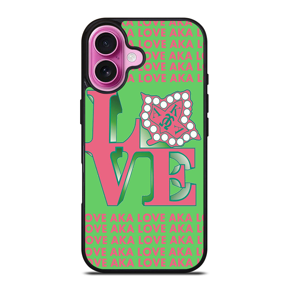 ALPHA KAPPA ALPHA LOVE iPhone 16 Plus Case Cover