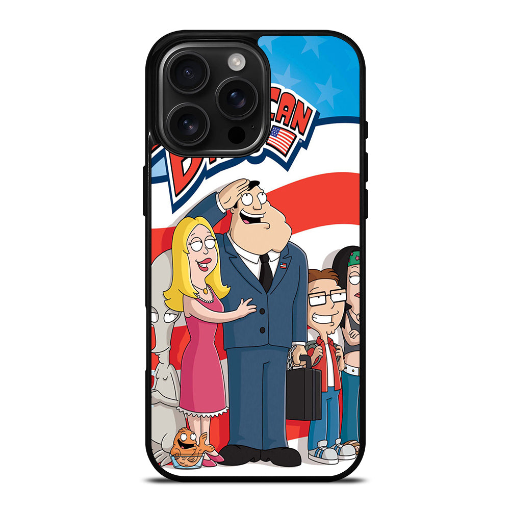 AMERICAN DAD CARTOON SERIES iPhone 16 Pro Max Case Cover