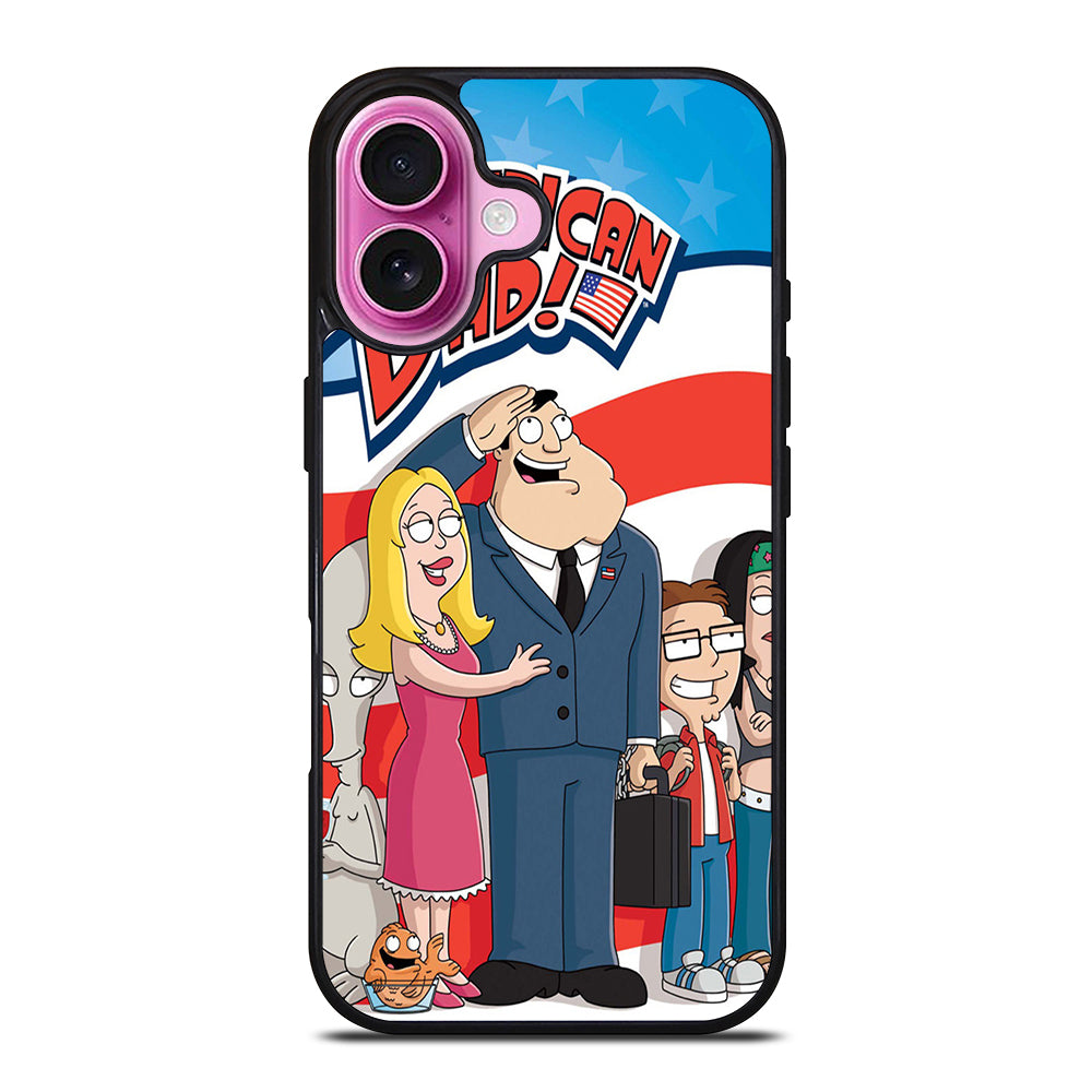 AMERICAN DAD CARTOON SERIES iPhone 16 Plus Case Cover