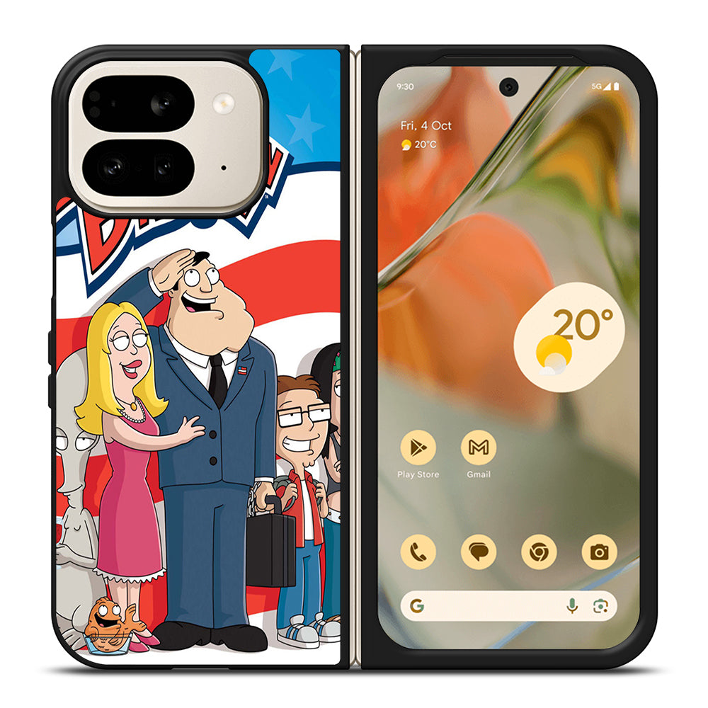 AMERICAN DAD CARTOON SERIES Google Pixel 9 Pro Fold Case Cover