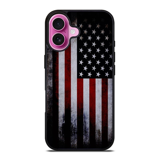 AMERICAN FLAG ART iPhone 16 Plus Case Cover