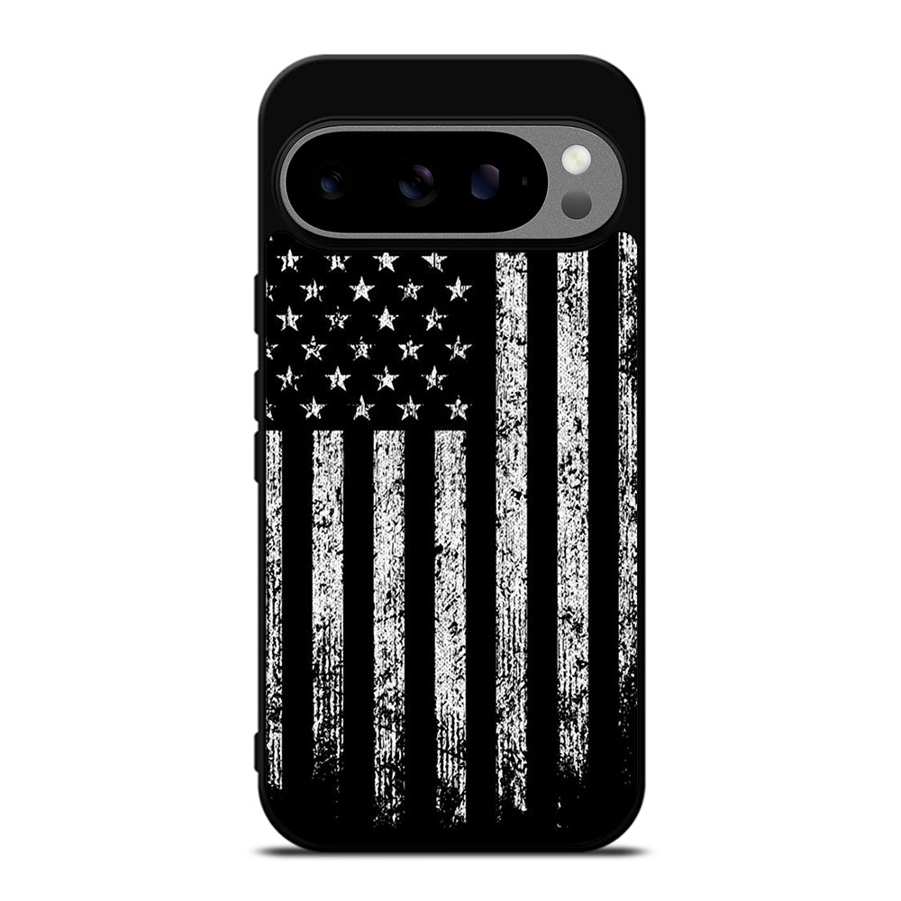 AMERICAN FLAG BLACK AND WHITE Google Pixel 9 Pro XL Case Cover