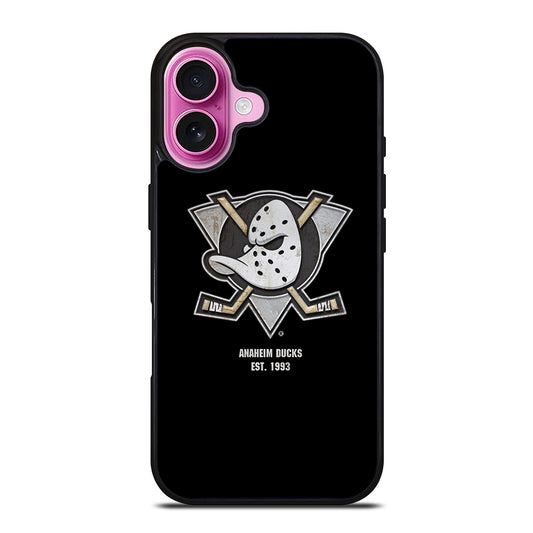 ANAHEIM DUCKS FOOTBALL LOGO 2 iPhone 16 Plus Case Cover