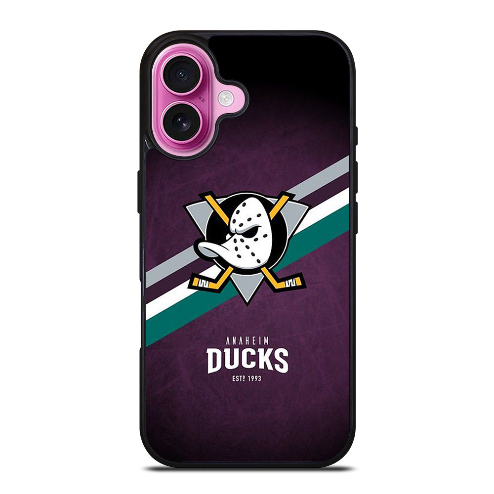 ANAHEIM DUCKS FOOTBALL LOGO iPhone 16 Plus Case Cover