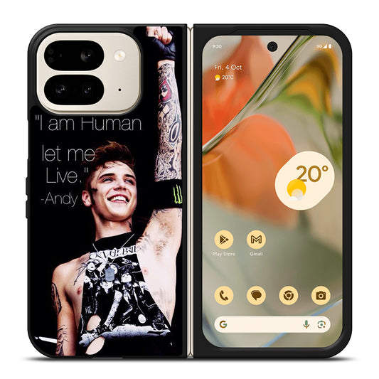 ANDY BIERSACK BLACK VEIL BRIDES QUOTE Google Pixel 9 Pro Fold Case Cover