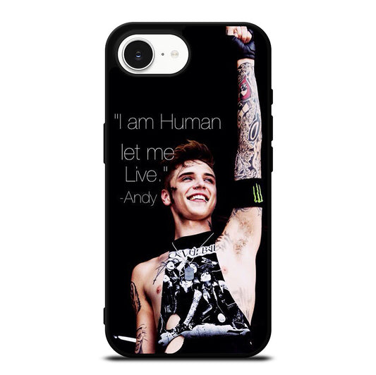 ANDY BIERSACK BLACK VEIL BRIDES QUOTE iPhone 16e Case Cover