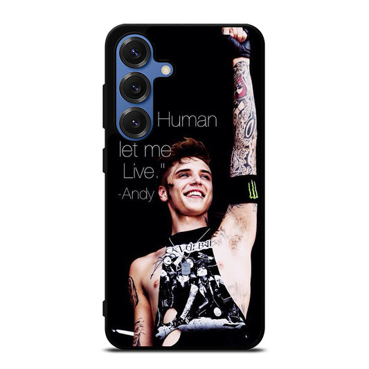 ANDY BIERSACK BLACK VEIL BRIDES QUOTE Samsung Galaxy S25 Case Cover