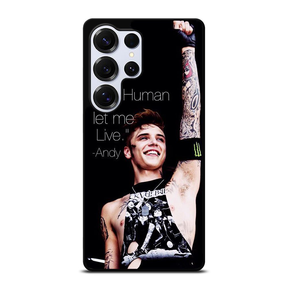 ANDY BIERSACK BLACK VEIL BRIDES QUOTE Samsung Galaxy S26 Ultra Case Cover