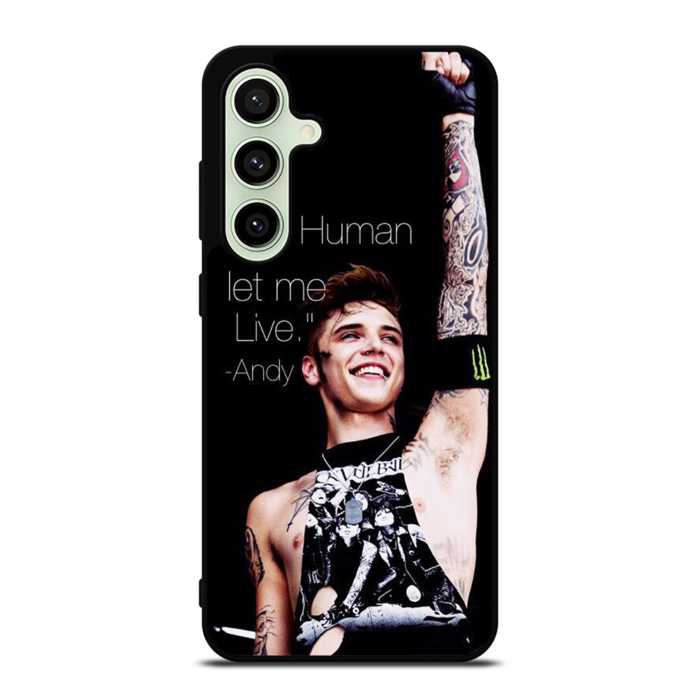 ANDY BIERSACK BLACK VEIL BRIDES QUOTE Samsung Galaxy S24 FE Case Cover