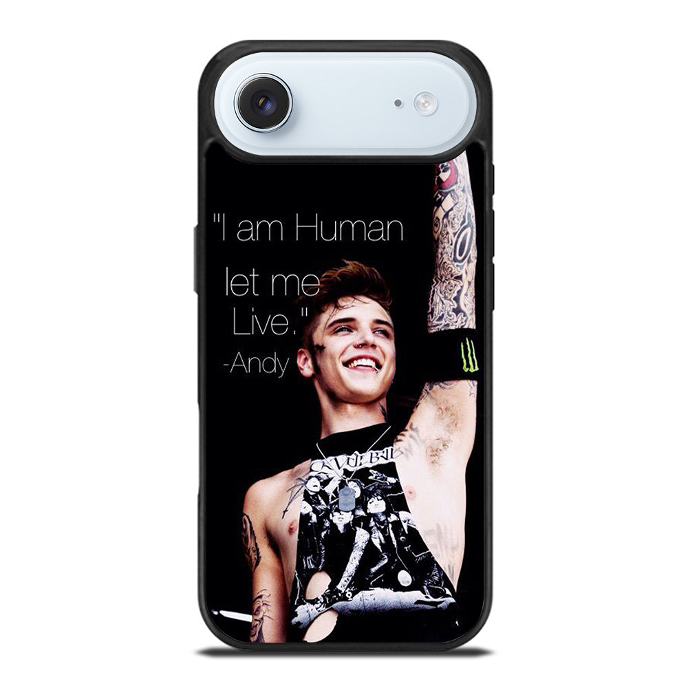 ANDY BIERSACK BLACK VEIL BRIDES QUOTE iPhone Air Case Cover
