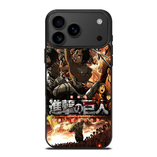 ANIME ATTACK ON TITAN CHARACTER iPhone 17 Pro Max Case Cover