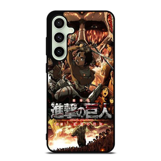 ANIME ATTACK ON TITAN CHARACTER Samsung Galaxy S24 FE Case Cover