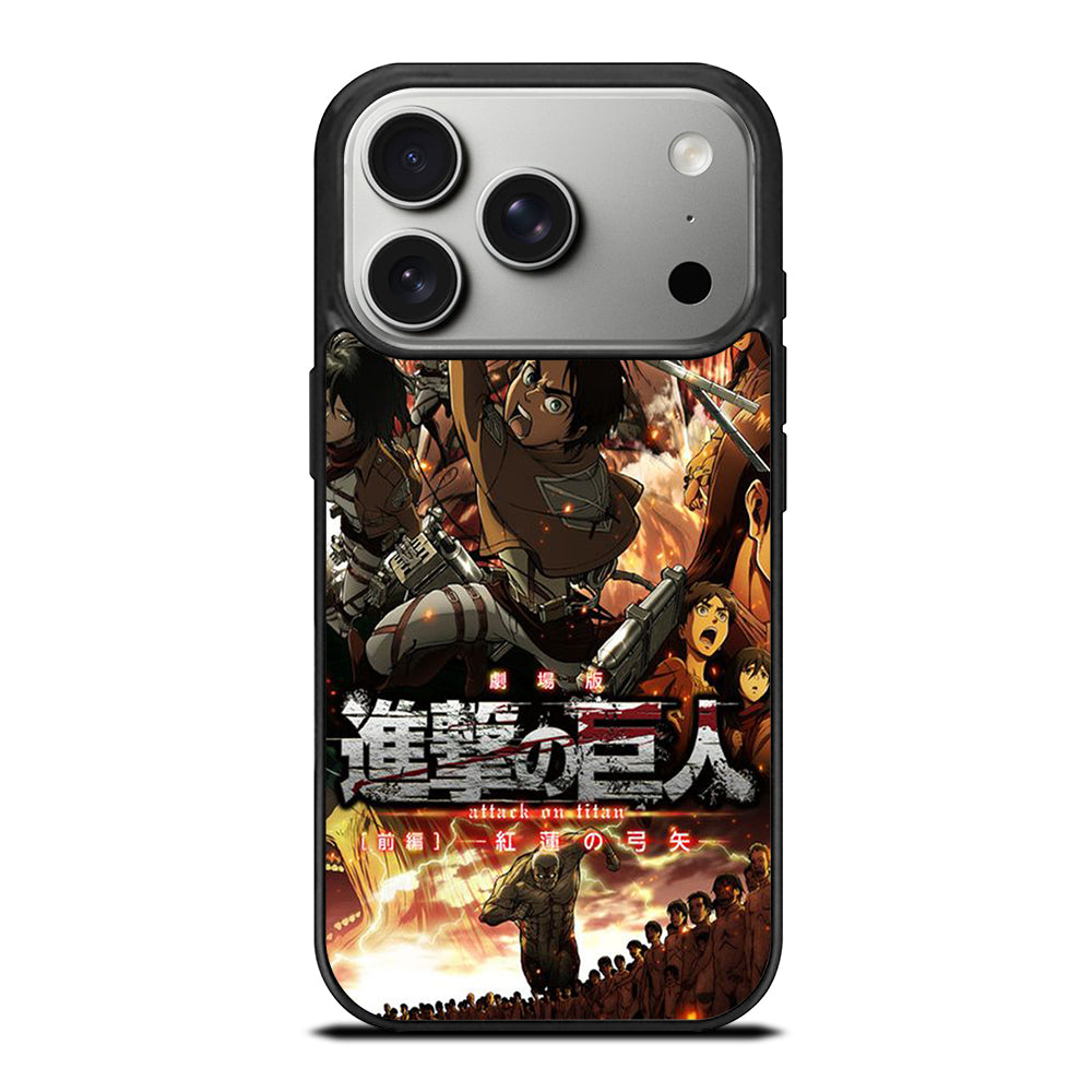 ANIME ATTACK ON TITAN CHARACTER iPhone 17 Pro Case Cover