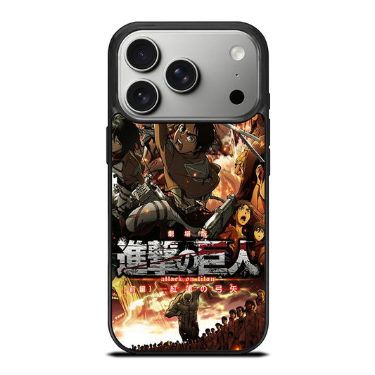 ANIME ATTACK ON TITAN CHARACTER iPhone 17 Pro Case Cover
