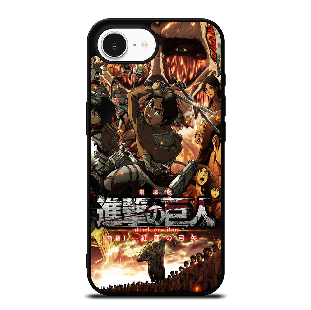 ANIME ATTACK ON TITAN CHARACTER iPhone 16e Case Cover