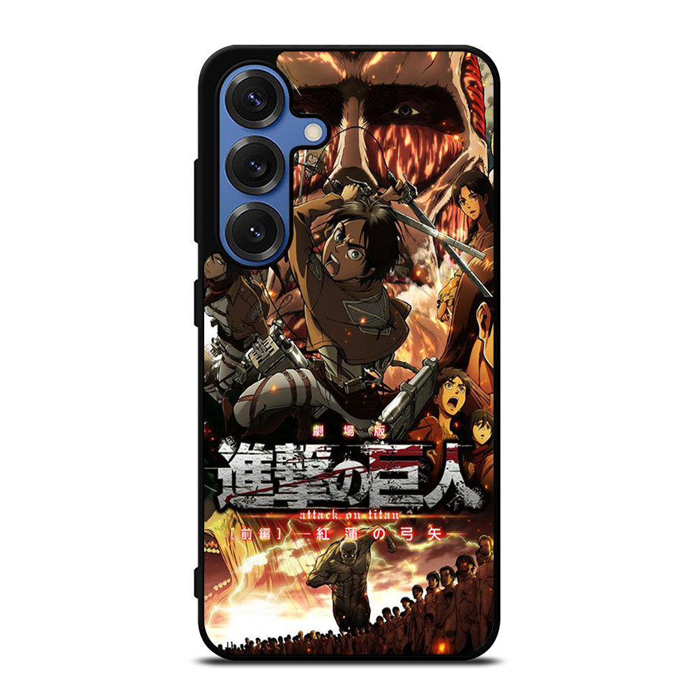 ANIME ATTACK ON TITAN CHARACTER Samsung Galaxy S25 Case Cover