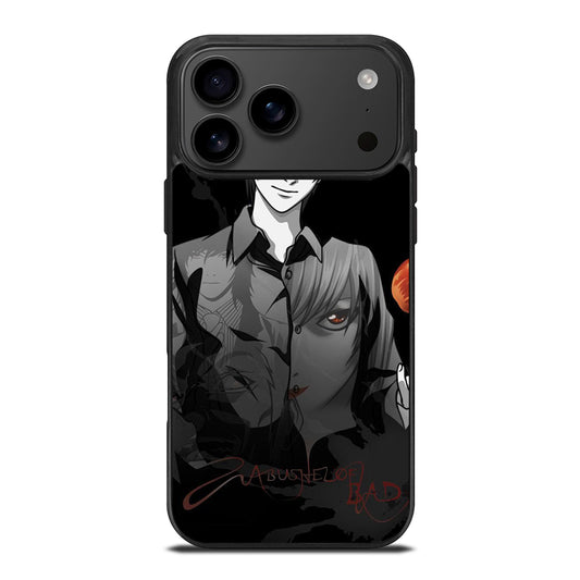 ANIME DEATH NOTE LIGHT YAGAMI iPhone 17 Pro Max Case Cover
