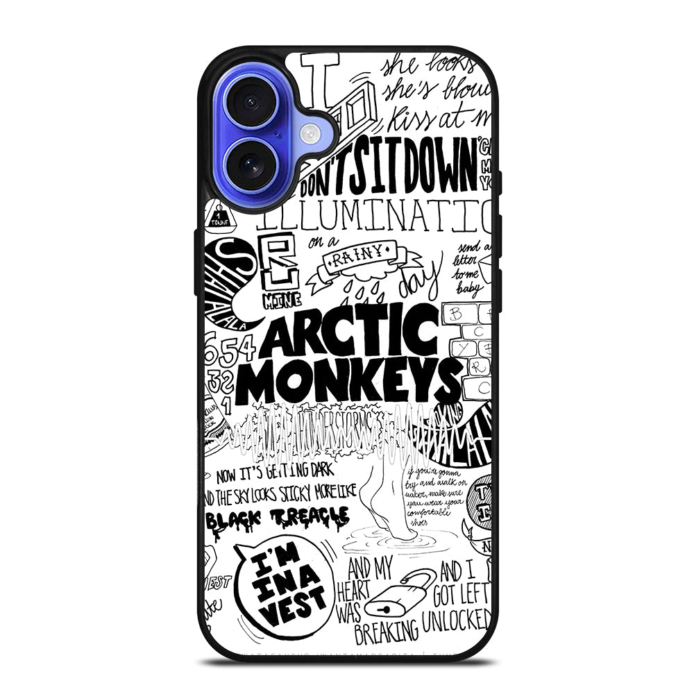 ARCTIC MONKEYS LYRIC iPhone 16 Case Cover