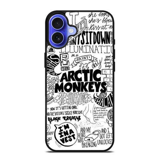 ARCTIC MONKEYS SONGS LYRIC iPhone 16 Case Cover