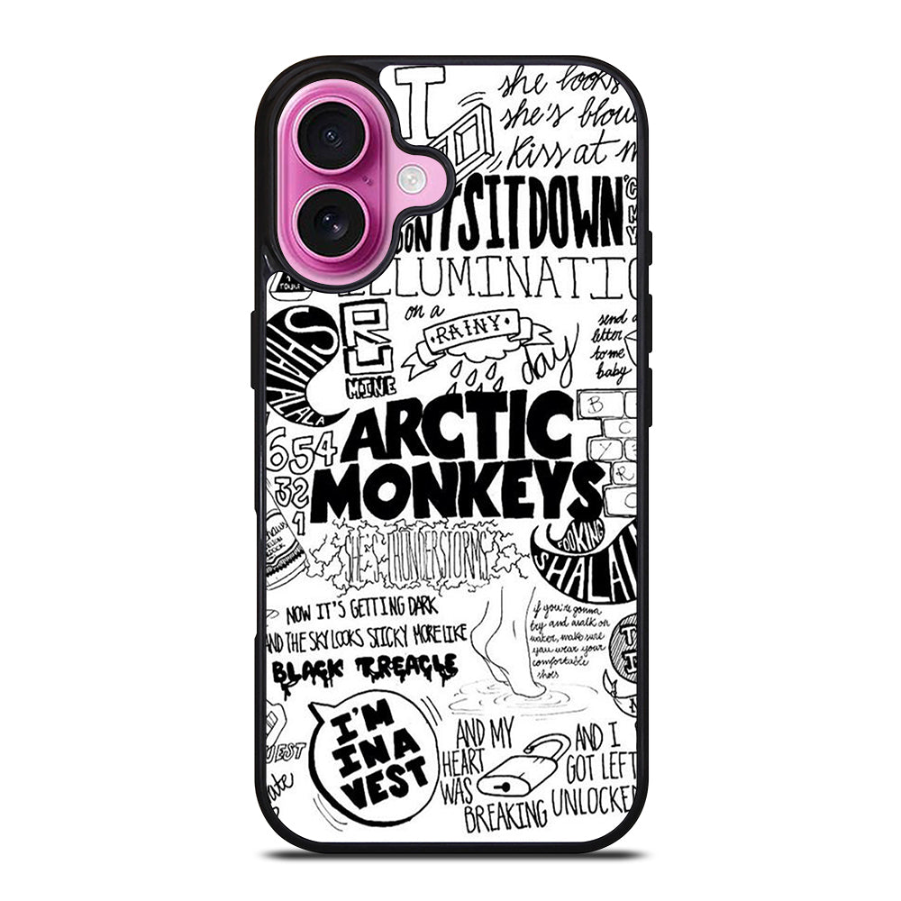 ARCTIC MONKEYS SONGS LYRIC iPhone 16 Plus Case Cover
